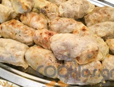 Η συνταγή της ημέρας: Λαχταριστοί λαχανοντολμάδες με πηχτή σάλτσα